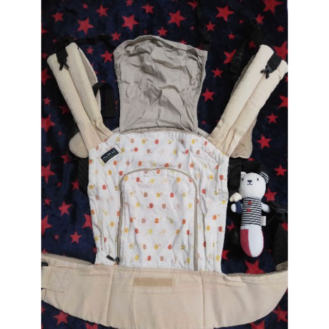 Địu em bé Hàn Quốc tặng kèm choàng địu