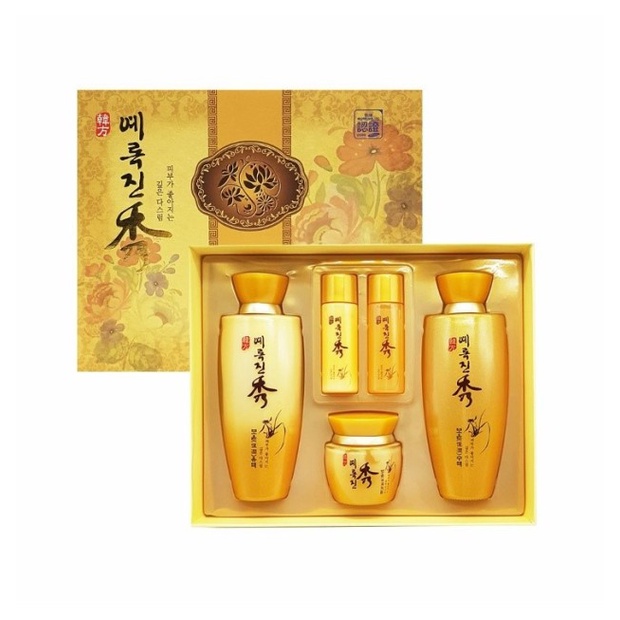 Bộ 3 sản phẩm chăm sóc da JIGOTT Yerokjinsu Hanbang