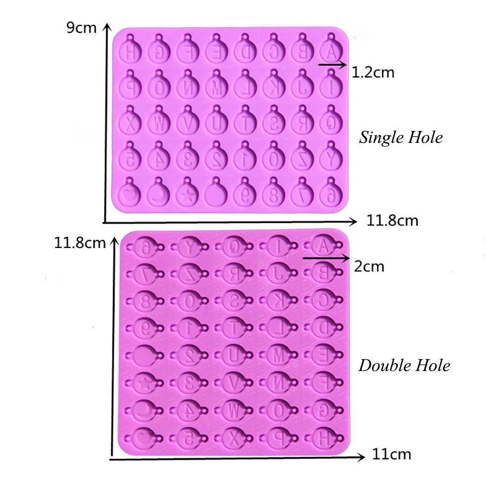 Khuôn Silicone Làm Trang Sức Hình Chữ Cái