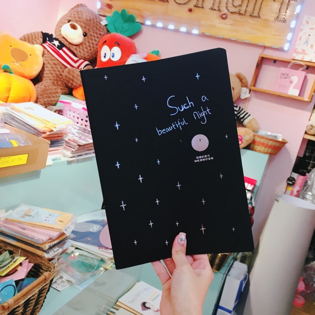 Vở đen viết bút nhũ size A5