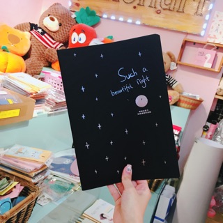 Vở đen viết bút nhũ size A5