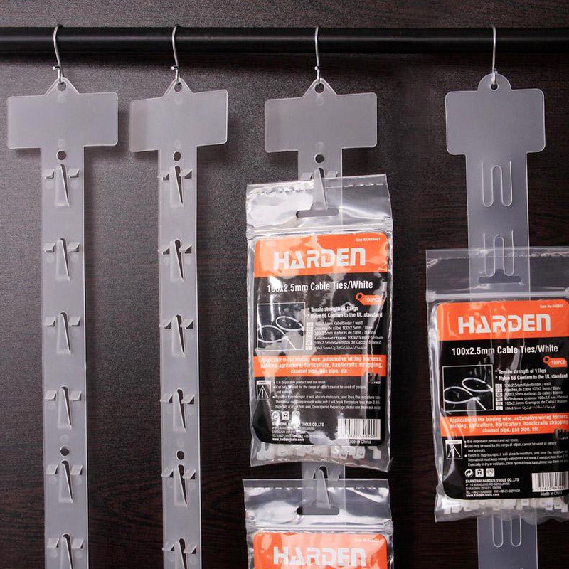 Thanh treo đồ ăn vặt bằng nhựa pvc không cần đóng đinh đa năng tiện dụng
