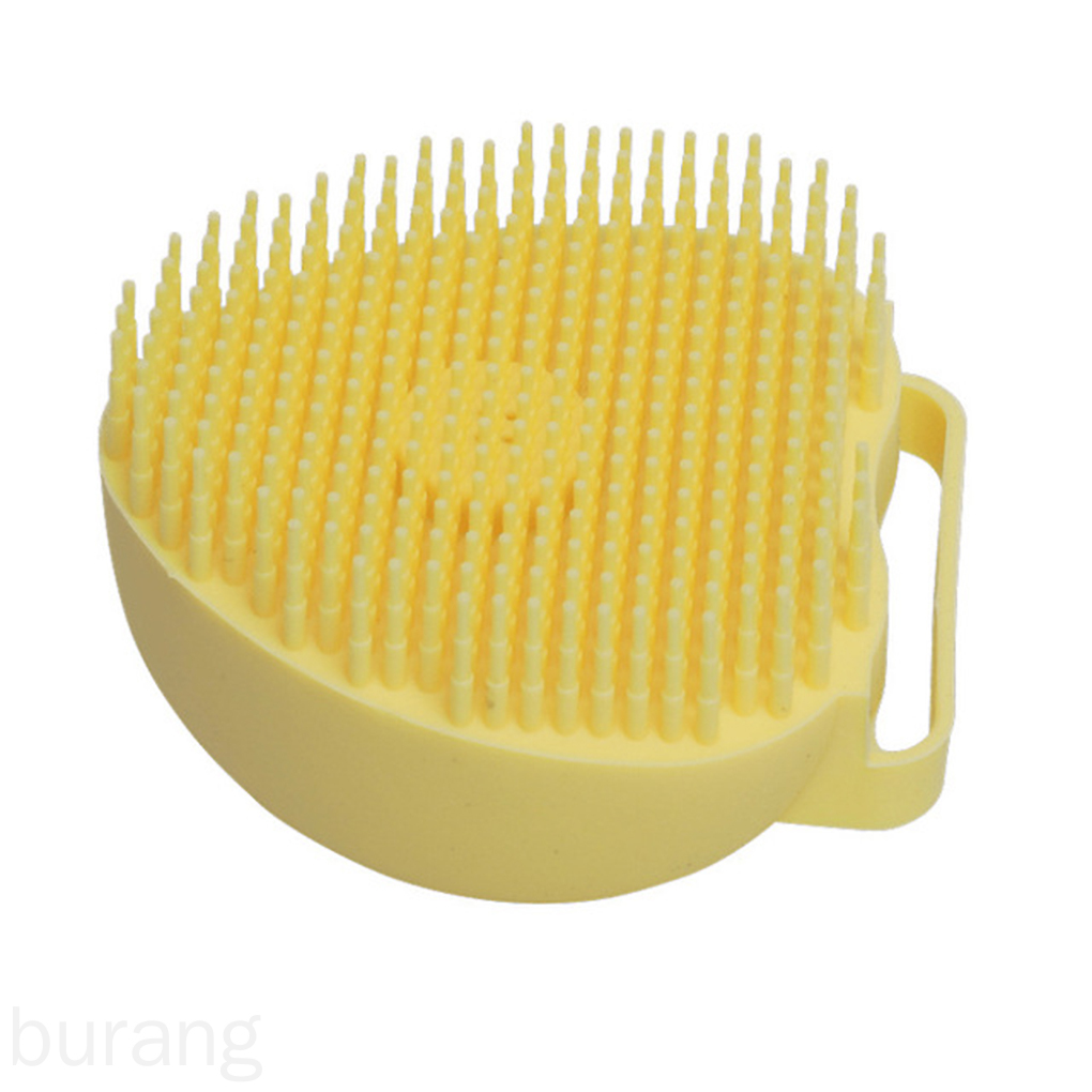 (Hàng Mới Về) Bàn Chải Massage Cho Bé Bằng Silicon Tiện Dụng
