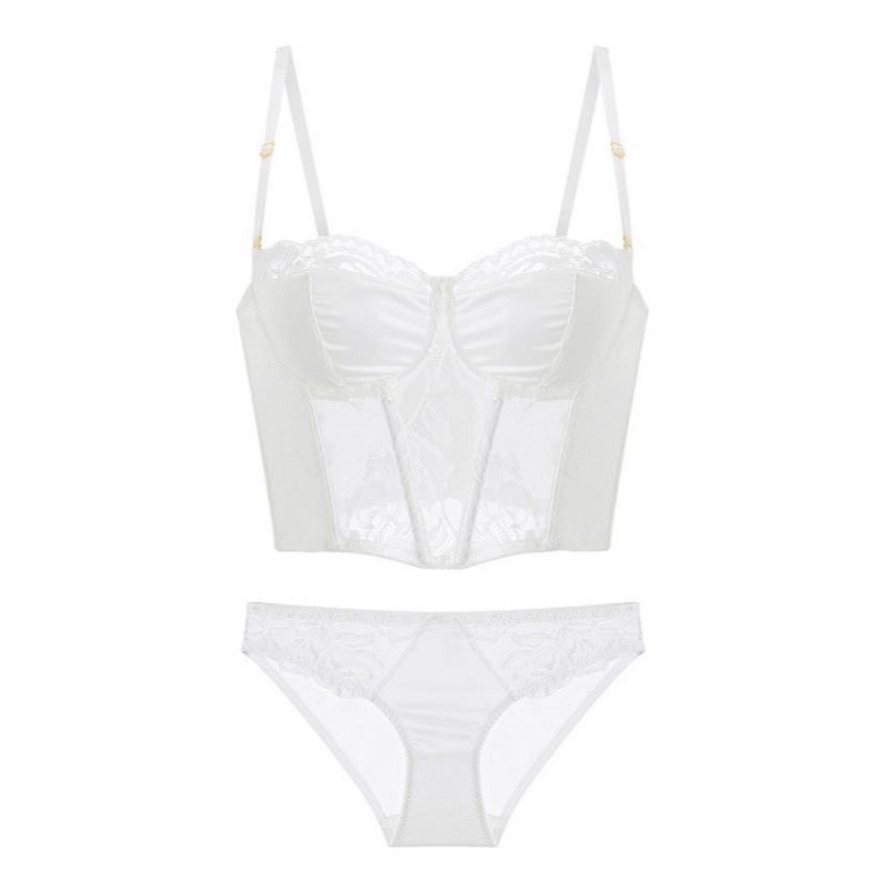 DUNEA Bộ Đồ Lót Phối Ren Không Tay Gợi Cảm Dành Cho Nữ