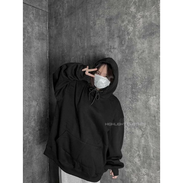 ÁO HOODIE NỈ TRƠN NHIỀU MÀU FORM RỘNG UNISEX NAM NỮ