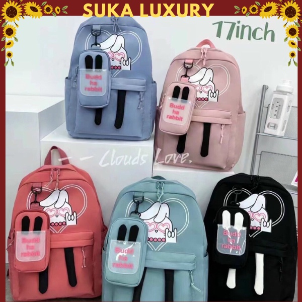 Balo  thời trang đi học nam nữ ulzzang đựng Laptop tặng móc khóa mini cho học sinh style Hàn Quốc unisex