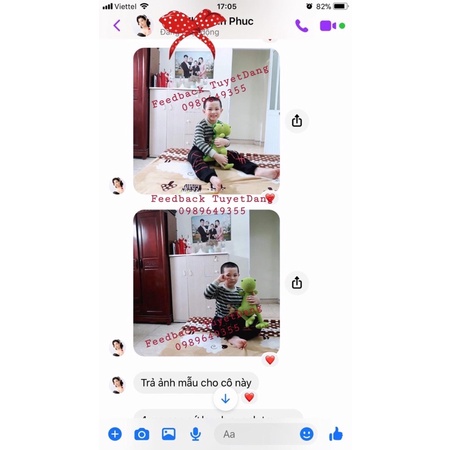 KHỦNG LONG LEN HANDMADE 40cm