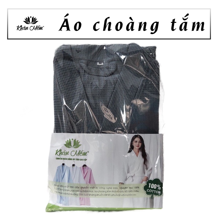 [Hàng Thiết Kế] Áo Choàng Tắm Khách Sạn Cao Cấp Sang Chảnh (đủ size trẻ em, người lớn)