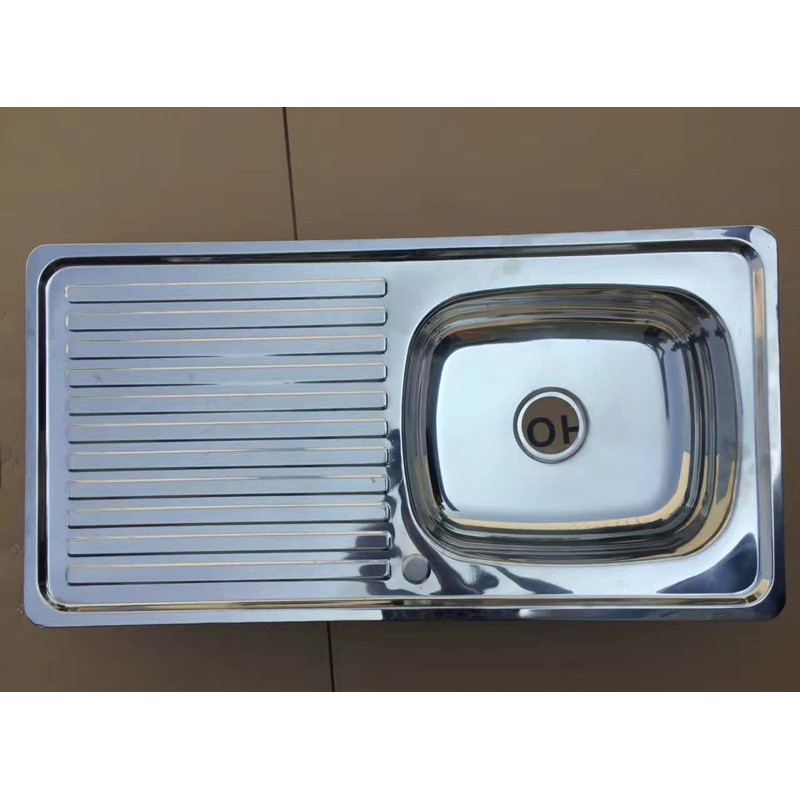 Chậu Rửa Bát Một Hố 1 Bàn Germany Lubeck 🔰 CAM KẾT CHÍNH HÃNG 🔰 Chậu Rửa Bát Sus 304 Mã P7545B