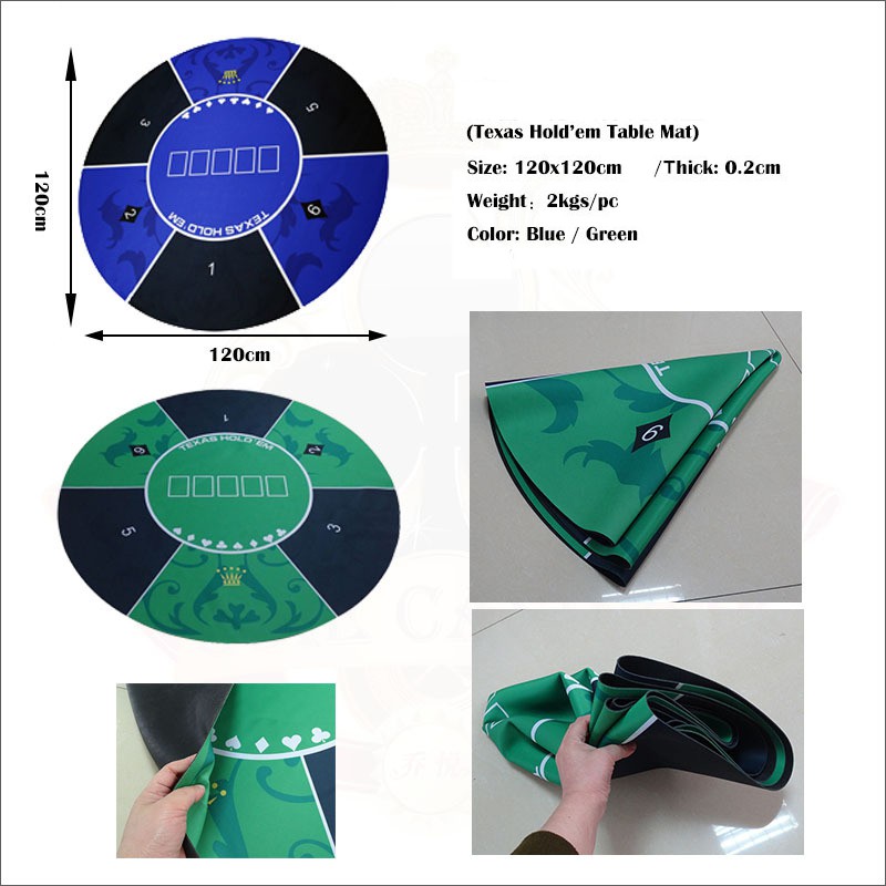 Khăn trải bàn Poker , bài tây in hình lá bài , thảm Poker , thảm cao su ,  Đệm cao su cao cấp