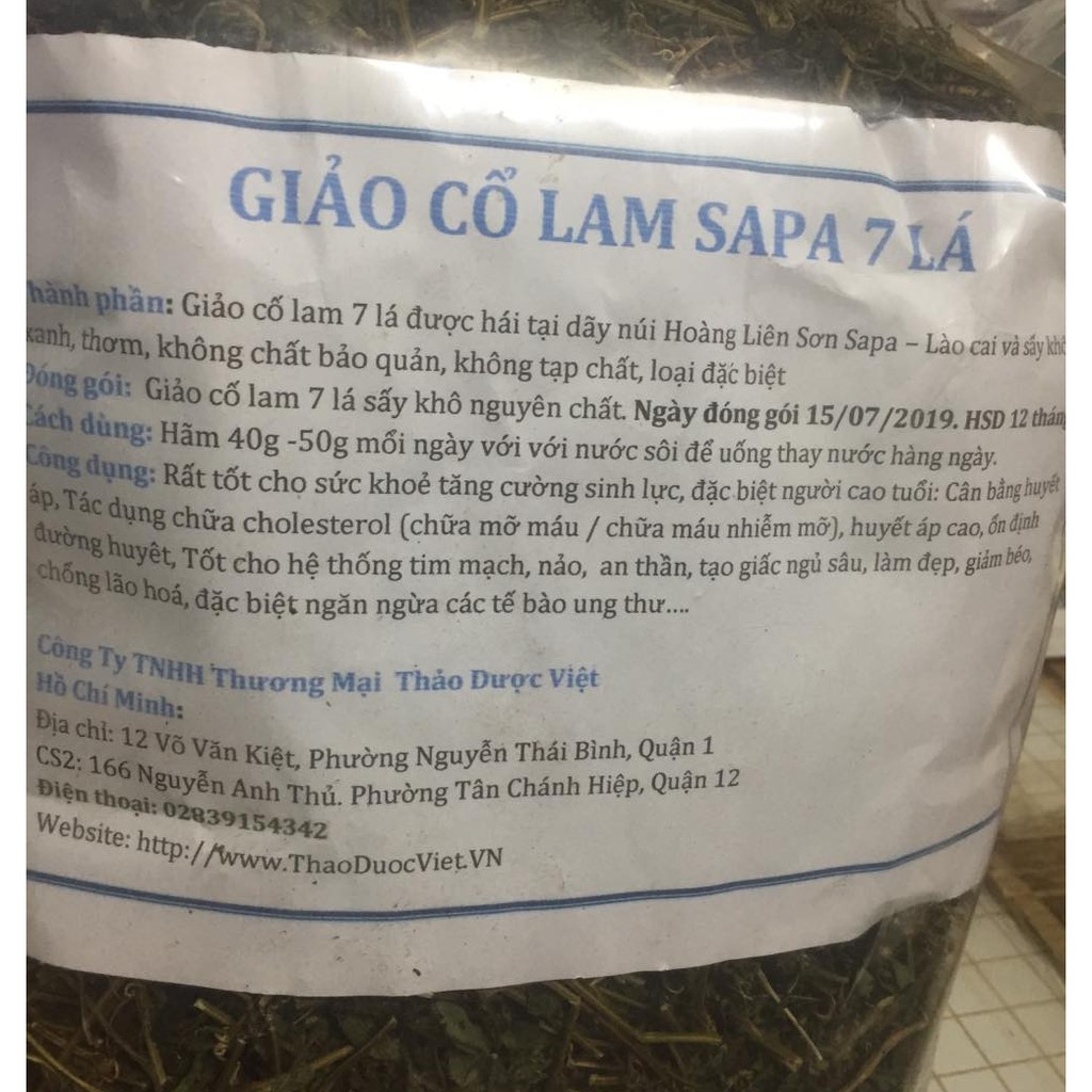 1 kg giảo cổ lam 7 lá ( 2 gói 500g)