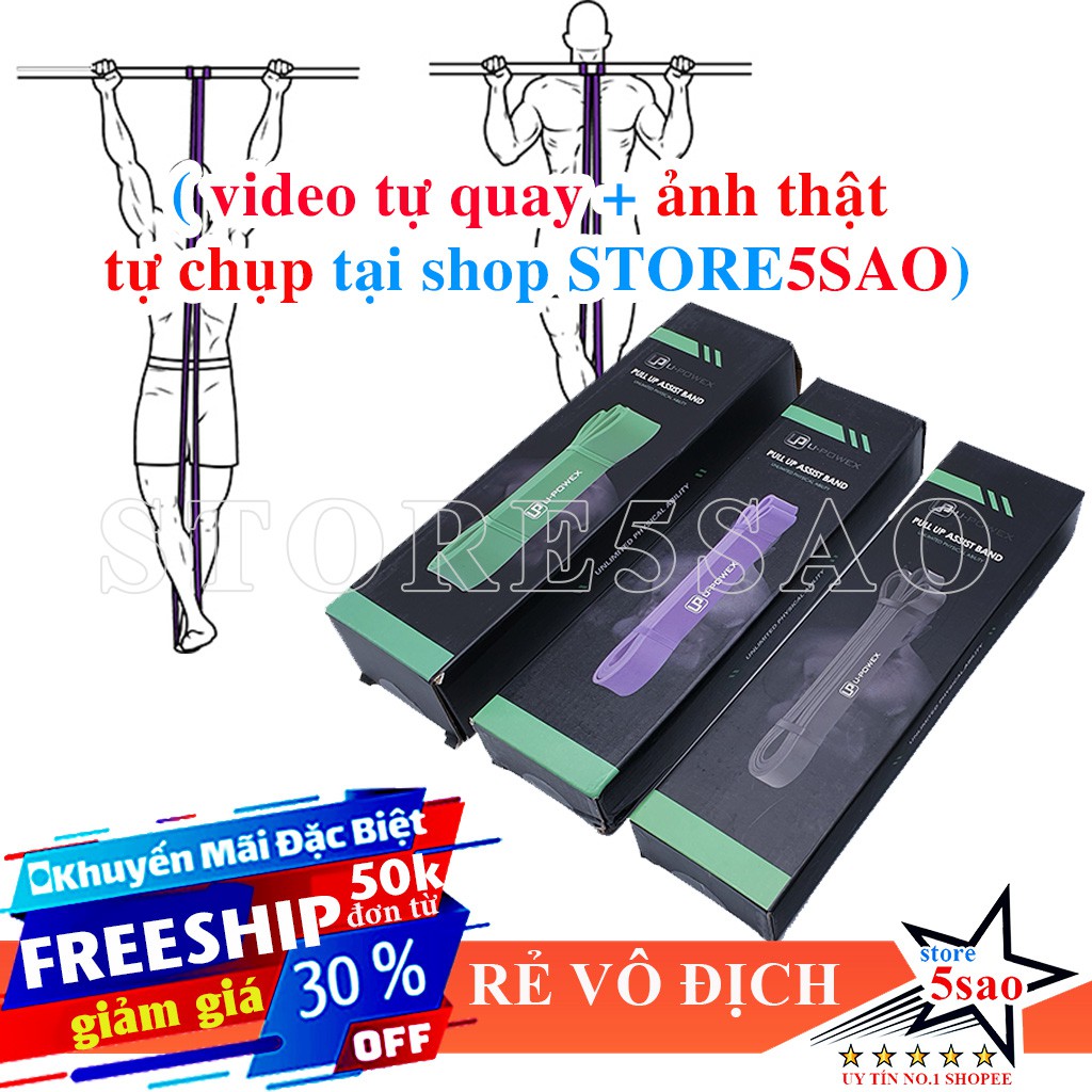 🎁 Dây đàn hồi trợ lực kéo xà đơn giá rẻ ⚡FREESHIP⚡ Dây tập gym power band hỗ trợ hít xà đơn đa năng