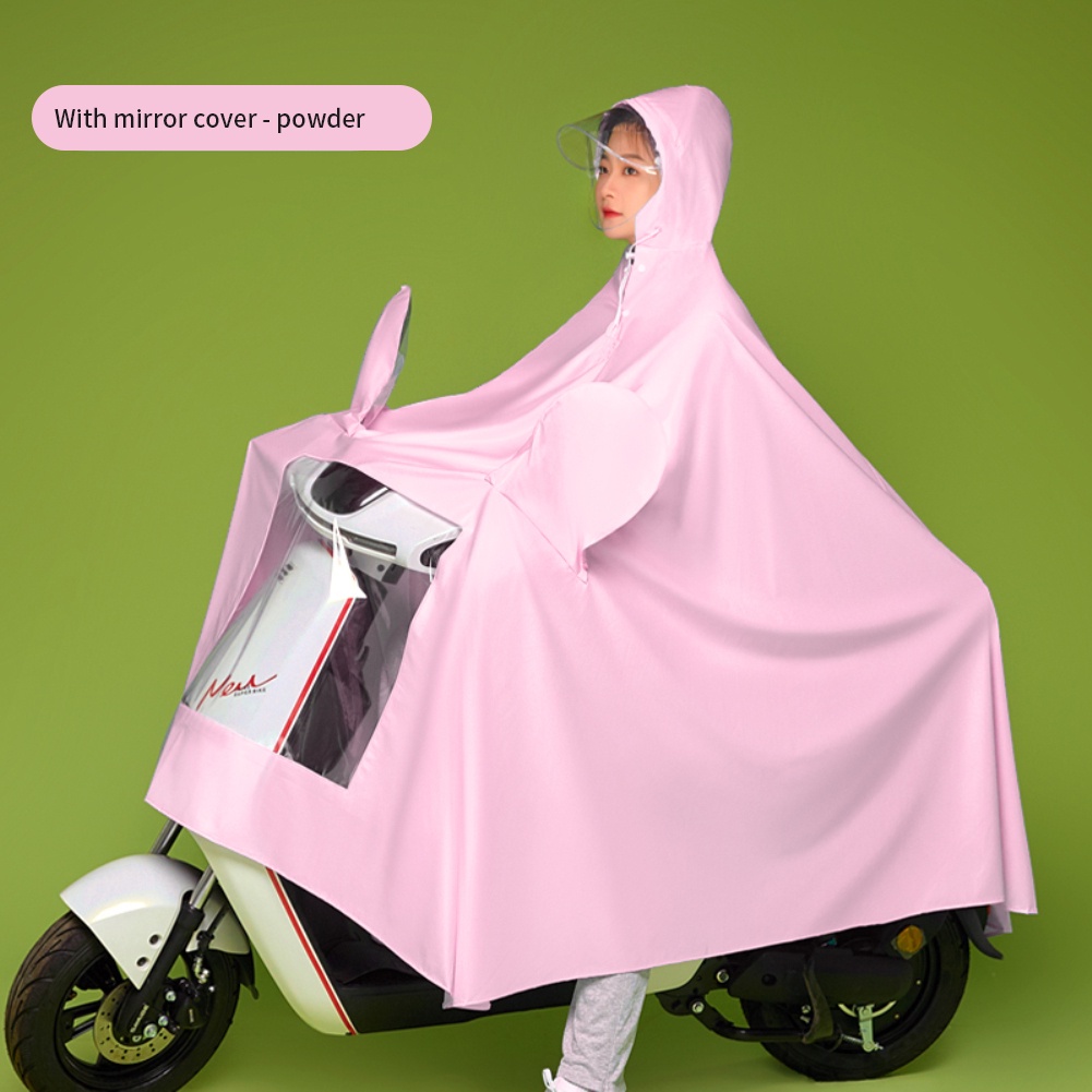 Áo Mưa Trong Suốt Có Mũ Trùm Tiện Dụng Thời Trang Unisex