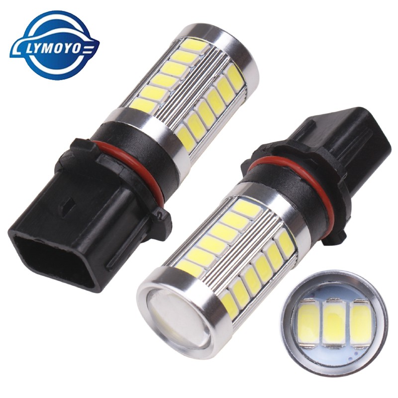 Bộ 2 Đèn Led 33 Bóng P13W Psx26W 5630 33smd 5000k Cho Xe Hơi