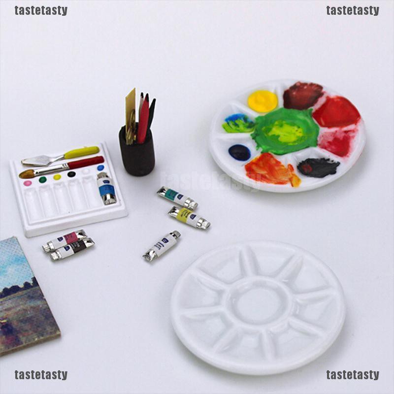 Đĩa Sứ Mini Tỉ Lệ 1: 12 Dùng Làm Đạo Cụ Chụp Ảnh Cho Búp Bê