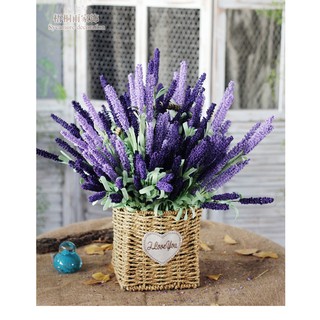 Hoa xốp Lavender phụ kiện chụp ảnh decor