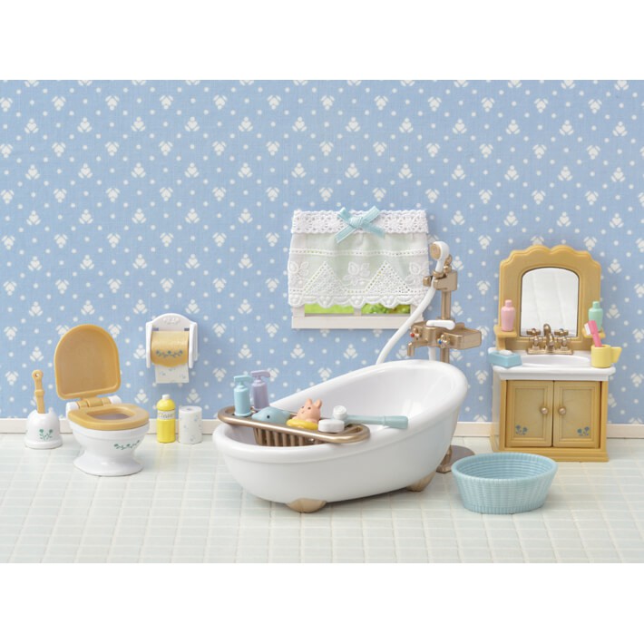 Đồ chơi nhà búp bê Sylvanian Families nội thất phòng tắm 5286