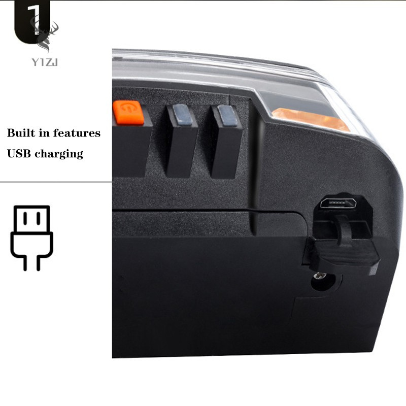 Đèn Led Phanh Tự Động Gắn Đuôi Xe Đạp Sạc Usb Dễ Lắp Đặt