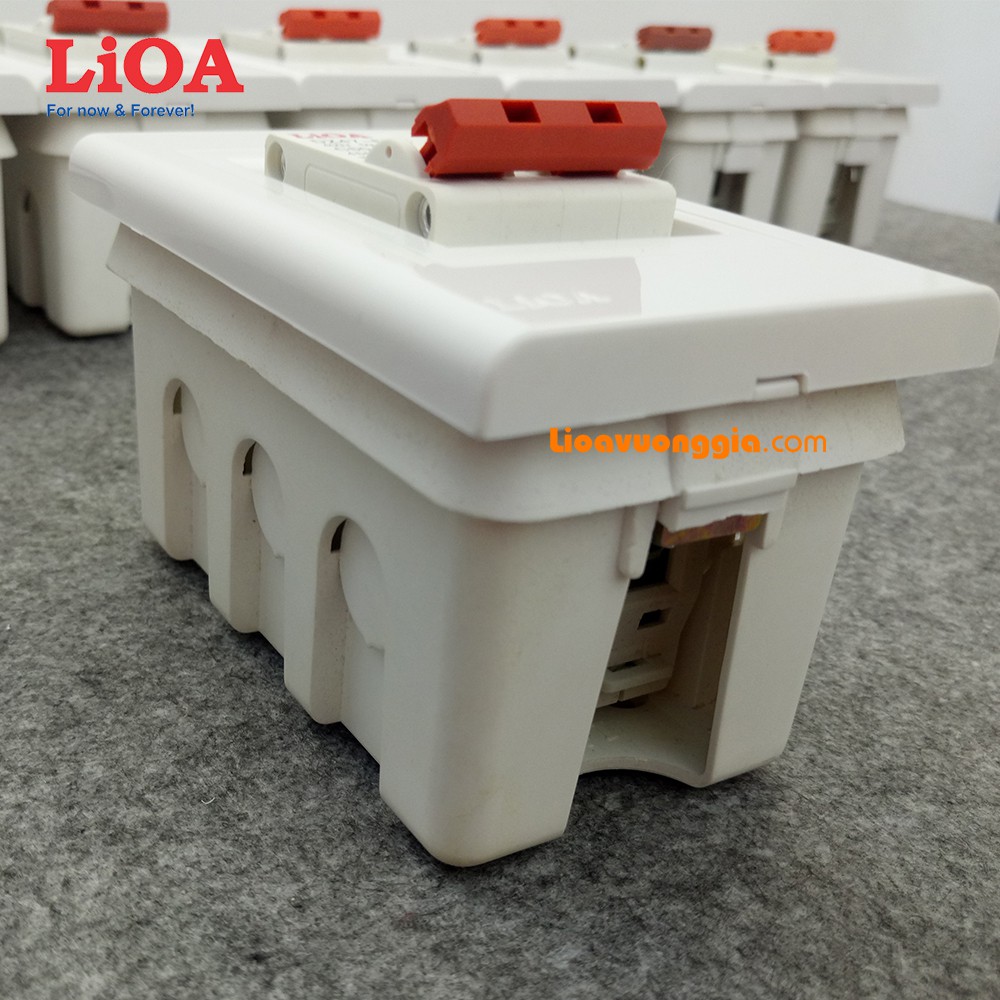 💥LiOA Chính Hãng💥 Combo cầu dao tự động APTOMAT chống quá tải và ngắn mạch LiOA 32A loại 2 cực - Lắp âm tường