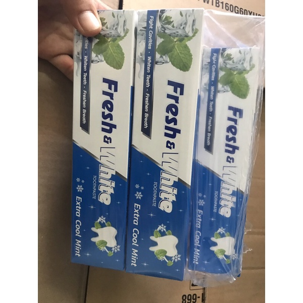 KEM ĐÁNH RĂNG CLOSEUP /Fresh & White / Clogate /KDR ÔNG TÂY / SALZ 160g THÁI LAN 160g x 1 hộp