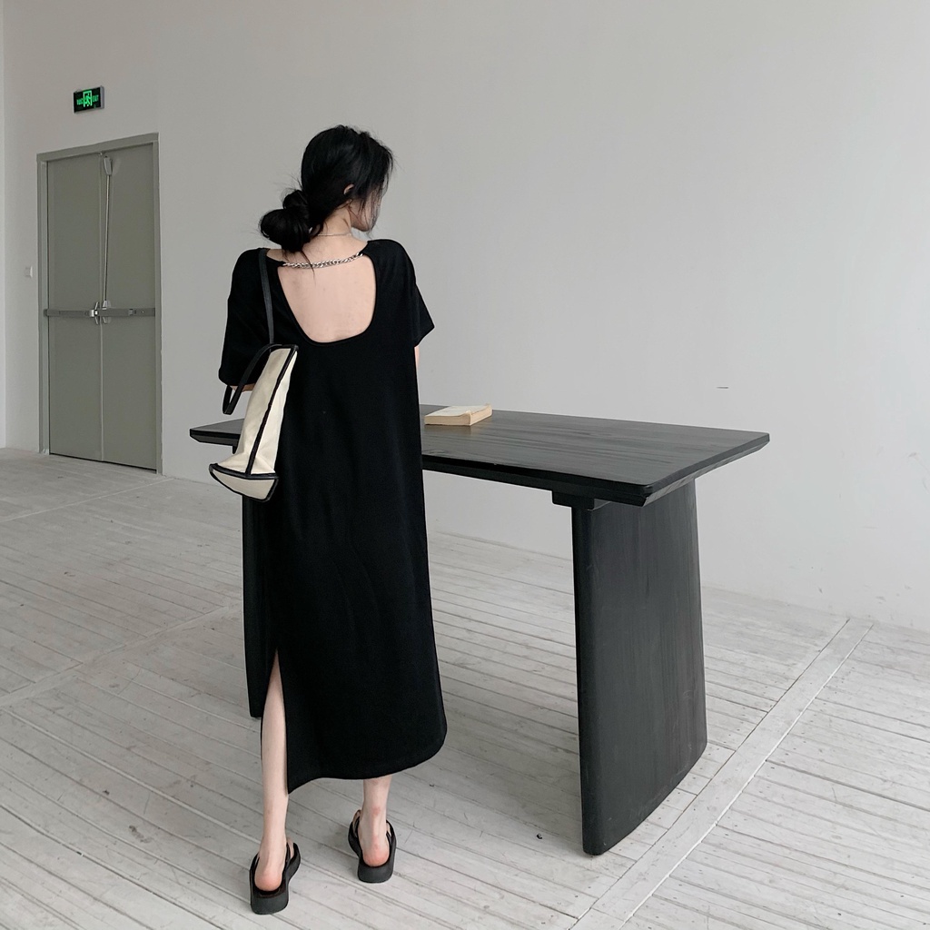 [LININ] Đầm Thun Dài Tay Ngắn Dáng Rộng Cỡ Lớn 300 Jin Quyến Rũ Hợp Thời Trang Mùa Hè