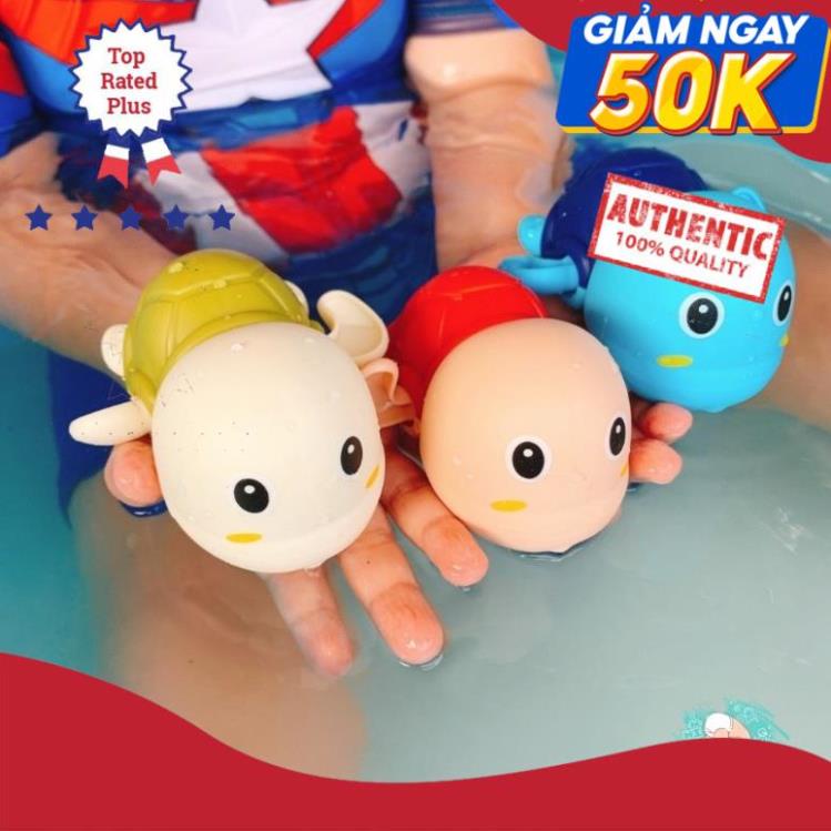 Rùa Con Thả Bồn Tắm Cho Bé Dễ Thương – Đồ Chơi Dây Cót Nhà Tắm Mini Hình Con Rùa Nhiều Màu Sắc