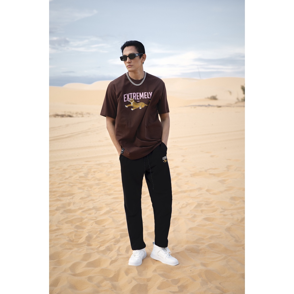 Áo Thun Amand x Unisex Tiger Vibe T-Shirt - Brown