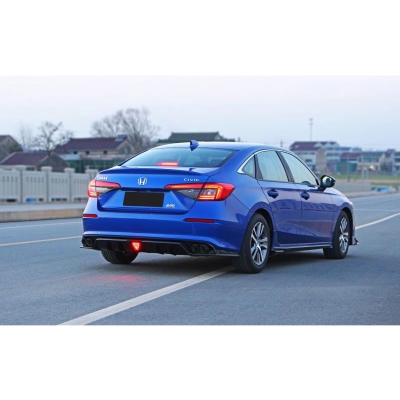 Body lip kèm ống xả đôi cho xe honda civic 2022