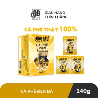 Cà phê sữa đá / sữa nóng / đen đá/ cà phê trứng Ông Bầu 240g (10 gói x 24g)