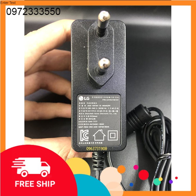 Adaptor nguồn màn hình LG 19v 2.1a chính hãng