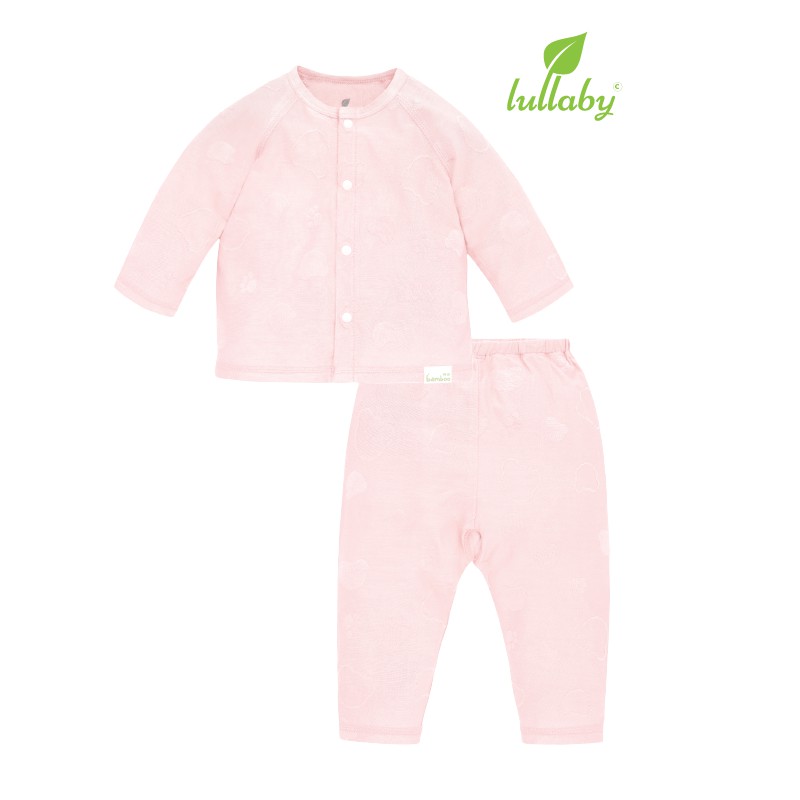 [Mã FARSBR242 giảm 15% đơn 99K] Lullaby - Bộ quần áo cài giữa TD raglan - NH620P - BST BAMBOO NEWBORN - BÚP TRE NON