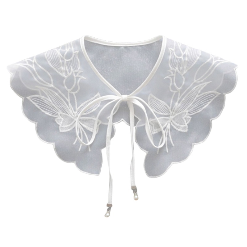 Cổ áo giả thêu hoa phong cách lolita xinh xắn
 | BigBuy360 - bigbuy360.vn