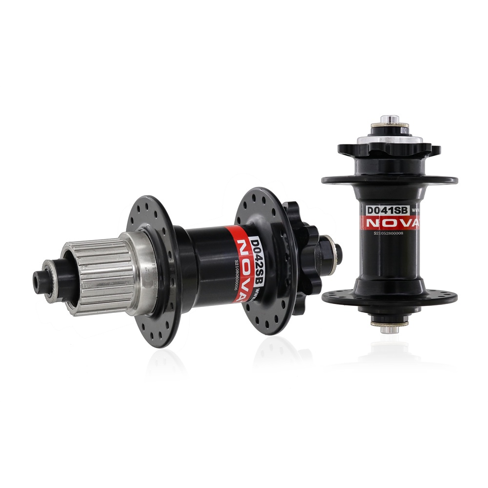 Trục Bánh Xe Đạp Trước/Sau 32 Lỗ 12 Tốc Độ Novatec D041SB D042SB MTB