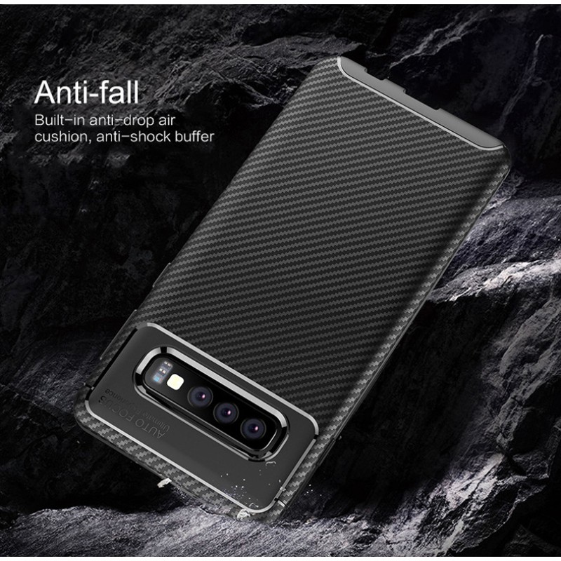 [Loại Tốt] Ốp Lưng Samsung S10 5G 6.7&quot; AutoFocus Vân 3D Carbon Chống Sốc