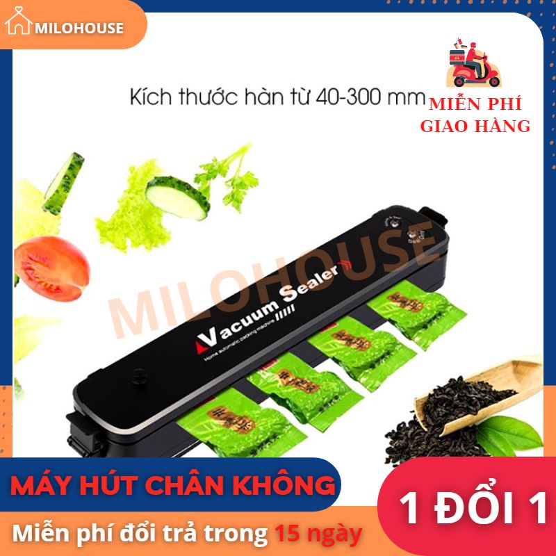 Máy hút chân không mini thực phẩm Vacuum Sealer MILOHOUSE 1012