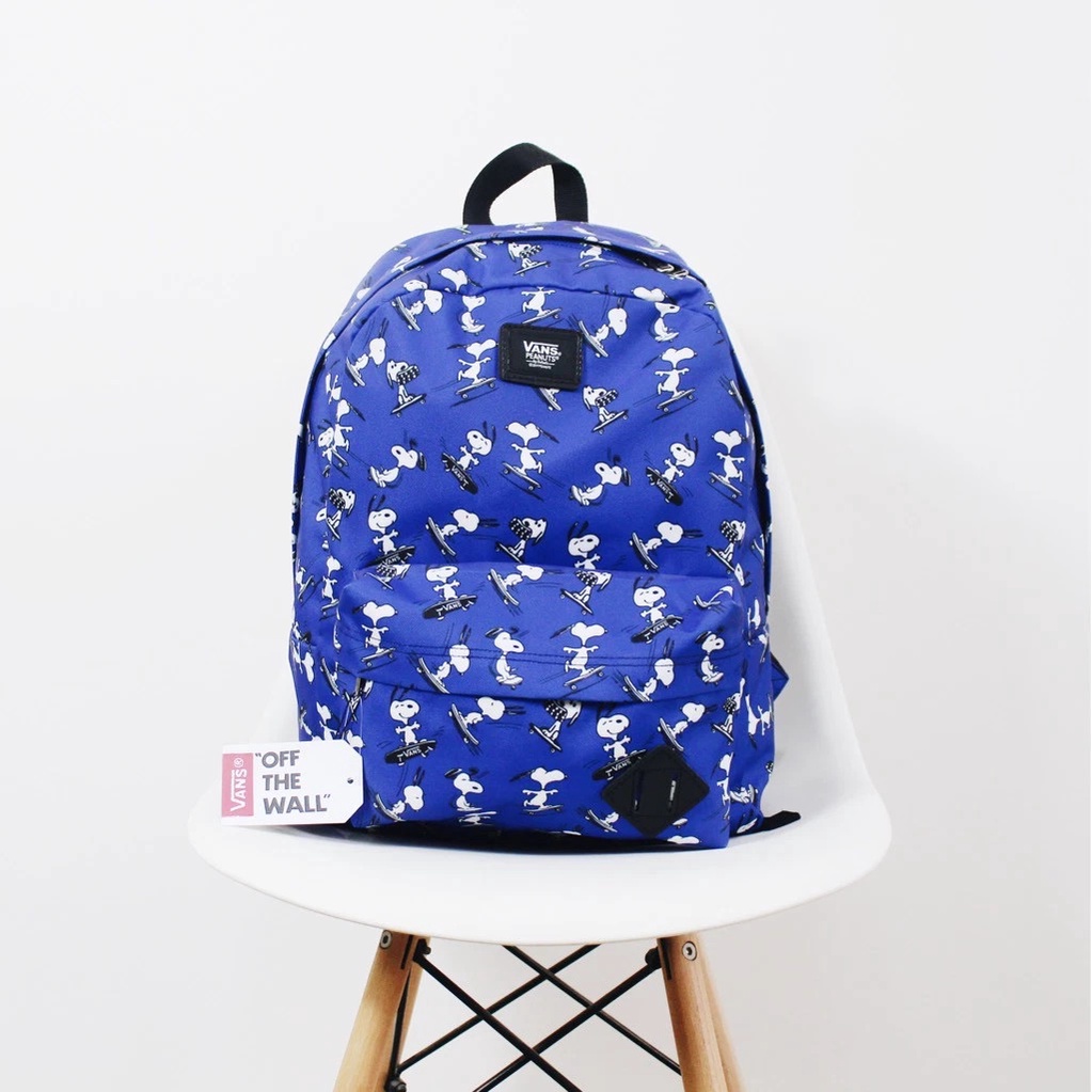 Balo vans, balo đi học Peanuts Old Skool Backpack (2) – Blue - SB1102A