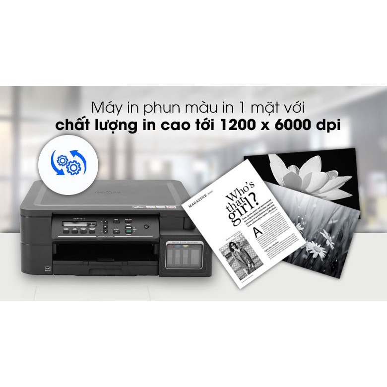 Máy in đa năng Brother DCP-T310, in scan photocopy , mực rẻ