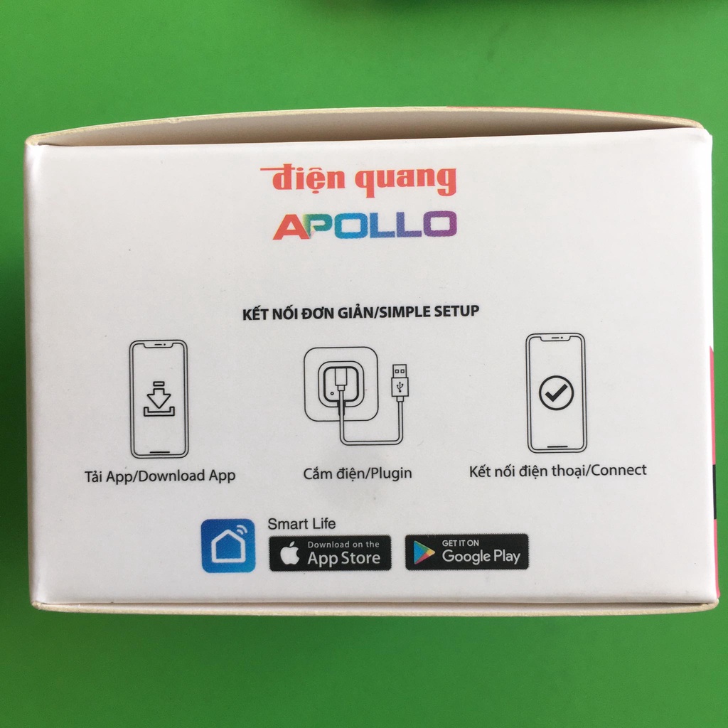 Bộ điều khiển hồng ngoại Điện Quang Apollo ĐQ IR1.1 S Wifi - Thay thế toàn bộ remote trong nhà - điều khiển giọng nói