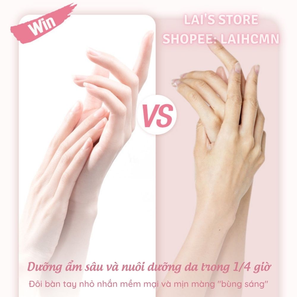 Mặt Nạ Tay Maycreate Ủ Tay Dưỡng Ẩm, Cải Thiện Nứt Tay Chân, Làm Mềm Mịn, Trắng Da, Chống Lão Hóa Da - LAI'S STORE