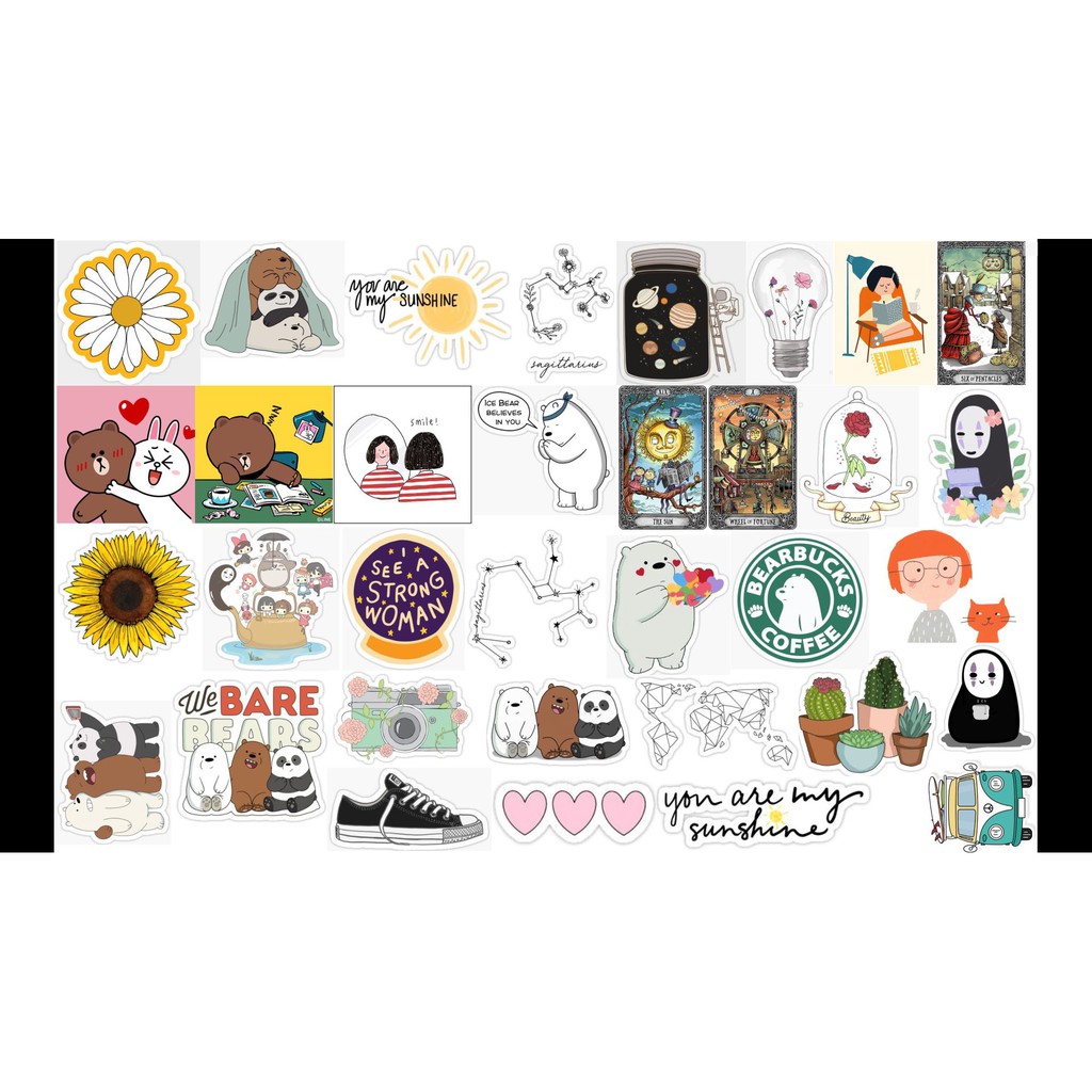 STICKER decan dán Vali, xe, barber shop, Mũ bảo hiểm , macbook, đàn, tường... Nhập mã GIẢM GIÁ khi mua từ 3 set