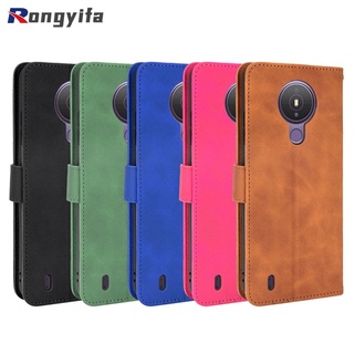 Bao da điện thoại ví gập kèm giá đỡ đứng sang trọng cho Nokia X20 X10 1.4 C1 Plus 7.3 6.3 G10 G20 5.4 2.4