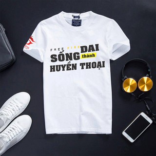 [Sale]Áo Thun Free Fire Sống Dai Mịn mát co giãn tốt