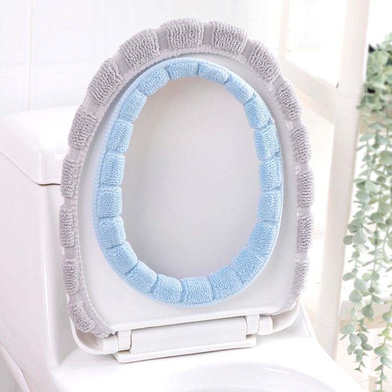 Set Thảm Lót Bồn Cầu Mềm Mại Ấm Áp Có Thể Giặt Được Dùng Trang Trí Nhà Cửa