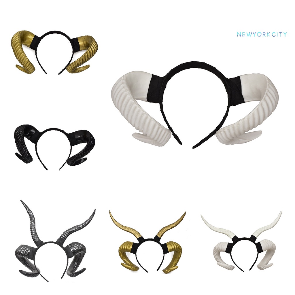 Băng Đô Sừng Nhựa Hóa Trang Động Vật Rừng Cây Cho Tiệc Hóa Trang