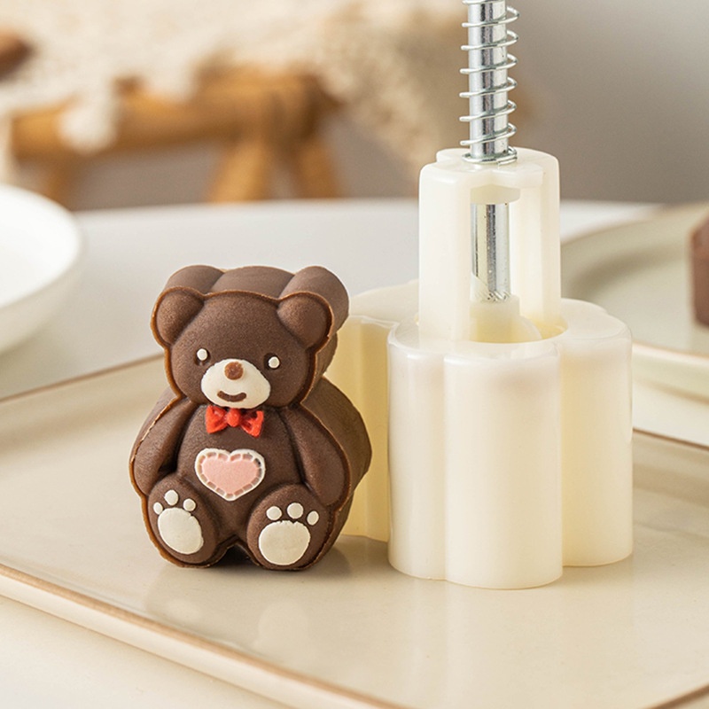 Khuôn Nhựa Làm Bánh Trung Thu 50g Hình Chai Bia Dễ Thương