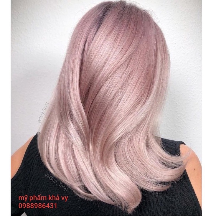 Thuốc Nhuộm Tóc Màu Khói hồng Nền Cao 11/1 Amethyst Blonde Hair Dye Cream