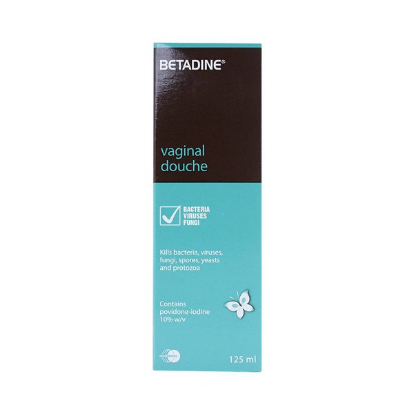 BETADINE Vaginal Douche 125ml - Dung dịch vệ sinh phụ khoa Betadin