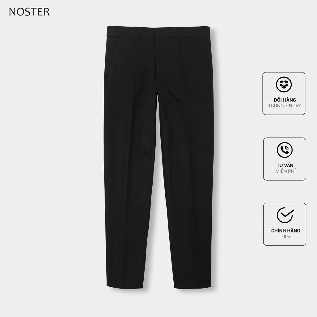 Quần vải âu nam giấu cúc, phom dáng hàn, chất vải đẹp  - Thương hiệu NOSTER mã QVN0003