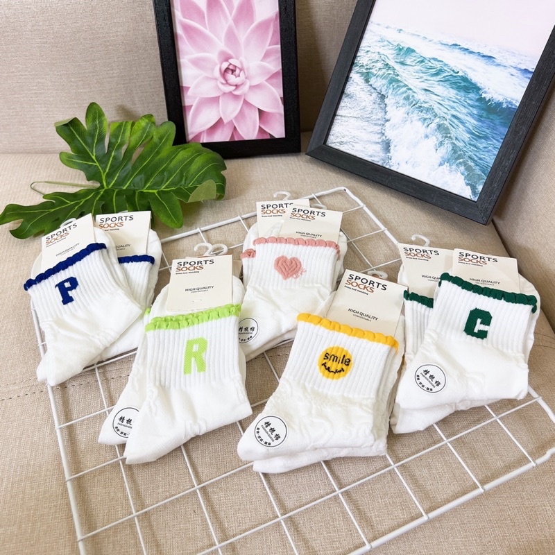 Tất cổ cao lộn xộn các mẫu nhiều hình cute hơn 20 mẫu Combo 5 đôi bất kì