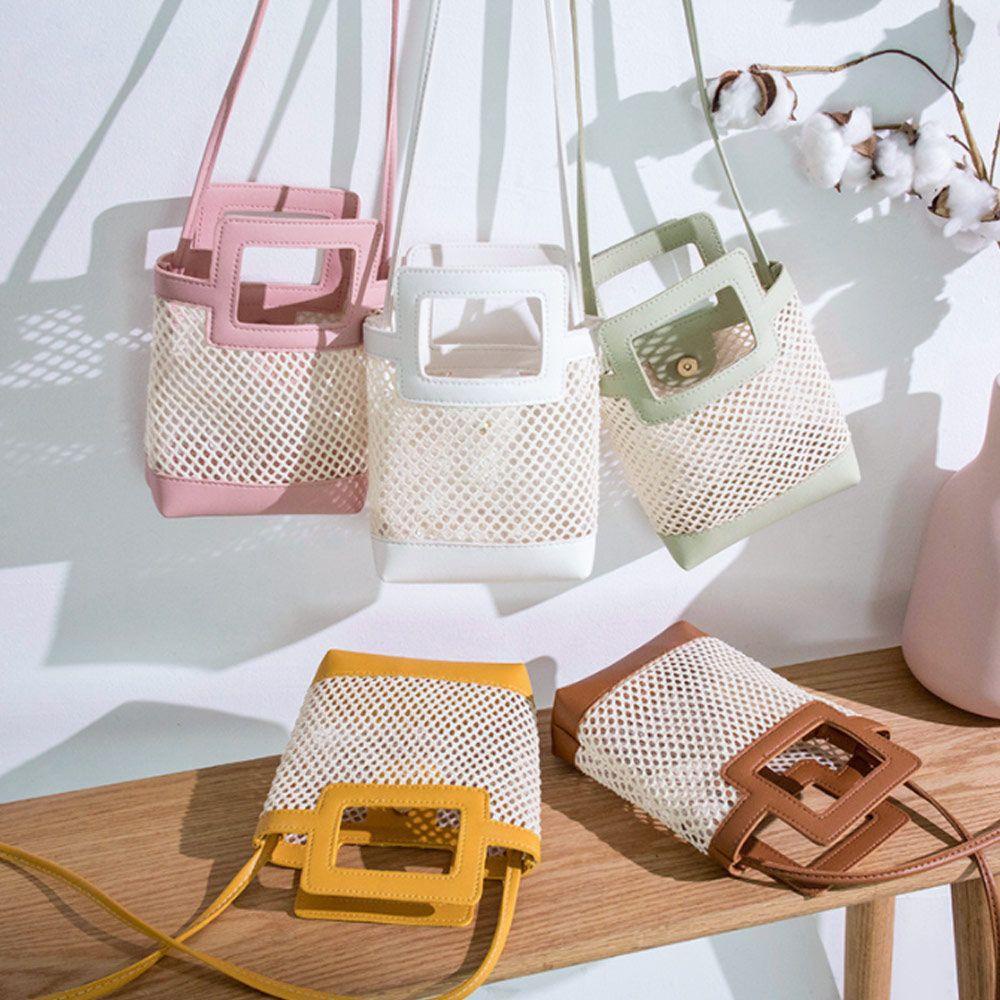 Túi Đeo Vai Đan Lát Thời Trang Đi Biển Mùa Hè Cho Nữ